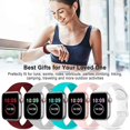 thumbnail image 4 of Paquete de 5 bandas compatibles con Apple Watch Band 38 mm, 40 mm, 41 mm, 42 mm, 44 mm, 45 mm, compatibles con Iwatch Series 7, 6, 5, 4, 3, 2, 1 Se, mujeres, hombres, rojo vino/gris/te, 4 of 5
