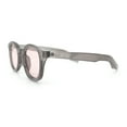 thumbnail image 6 of Vintage Style Iconic Keyhole Horn Rim Plastic Round Hipster Sunglasses [Slate Pink], 6 of 7