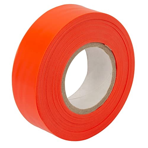 Allen 45 <br>Ruban d'avertissement 1" x 150', orange fluo