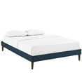 thumbnail image 1 of Modway Tessie Full Fabric Bed Frame with Squared Tapered Legs in Azure, 1 of 6