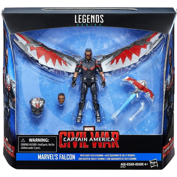 Marvel Legends Series Falcon with Flight Tech and Redwing, 3.75-Inch