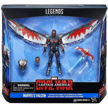 Marvel Legends Series Falcon with Flight Tech and Redwing, 3.75-Inch