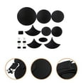 thumbnail image 1 of unbranded 1Jgo Almohadillas Silenciadoras Para Batería Negras Con Grosor Estándar Y, 1 of 7