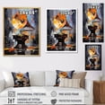 thumbnail image 4 of Designart "Colorful modern Phonograph Fusion" Entertainment Floater Framed Wall Art Print, 4 of 7