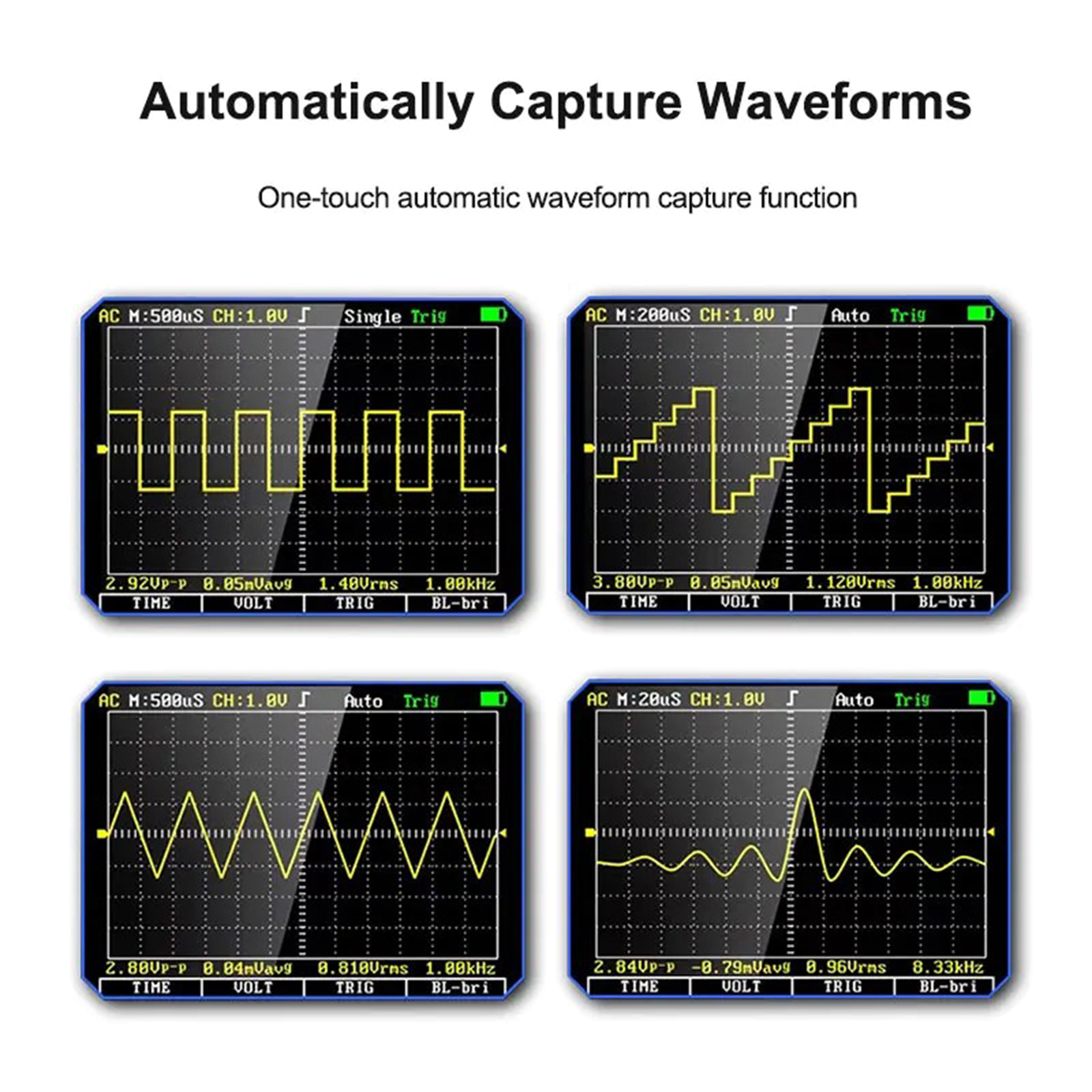 Handheld Multimeter & Oscilloscope Suitable for On Site Equipment Maintenance Repair Tasks Accurate Current Measurement