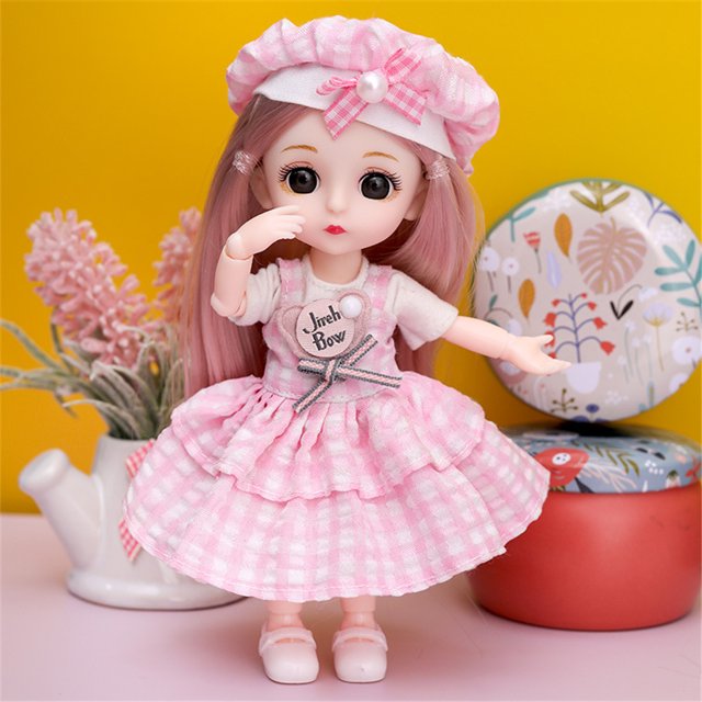 Muñeca de Princesa para Niña, Juguetes para Niños, Articulable, Ropa y Zapatos, Movible, 13 Articulaciones, Cara Bonita, Regalo, 16 cm, 1 de 12