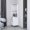 White, variant on White particle board bar cabinet with glass holder / Add functionality to living area