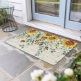 thumbnail image 2 of Sunflowers Doormat Outdoor Entrance 16"x24", Spring Floral Eucalyptus Leaves Summer Botanical Absorb Moisture Dirt Door Mats, Non-Slip Rubber Backing Floor Mats Indoor, Low-Profile Front Door Rugs, 2 of 9