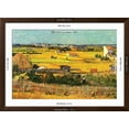 thumbnail image 5 of Art.com Harvest at La Crau with Montmajour in the Background Art Print by Vincent van Gogh, Brown Frame Wall Art, 44" x 32", 5 of 5