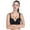 Black, variant on Women Girl's Sports Bras Racerback Bra Seamless Wireless Underwear Bra Full Coverage Outdoor