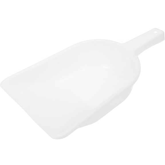 WEUVEB Farm Tool Feeding Shovel White Plastic for Livestock Feeding 1Pack