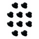 thumbnail image 1 of Qarigey Stay Safe In Style Elegante sombrero de protección solar para exteriores Casual Comfort Bucket Hat Caps negro negro 10Conjunto, 1 of 6