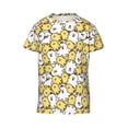 thumbnail image 4 of Wukai Cartoon Chicken Youth Unisex Short Sleeve T-Shirt for Boys, Girls, Teens, and Kids-X-Small, 4 of 7