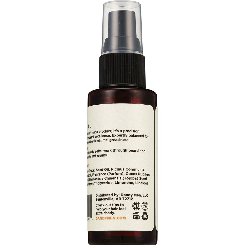 DANDYMEN COLLECTION Hydrating and Softening Beard Oil 2 oz Saffron Ember
