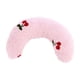 thumbnail image 2 of Almohada para el cuello de mascotas en forma de U, cojín suave con forma de media dona para entrenamiento, adorable almohada para perros Rosa, 2 of 9
