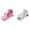 Z-Pink 1PCS & White 1PCS, variant on Toddler Baby Girls Soft-Soled Shoes Infant Walkers Anti-Slip Shoes Cartoon Strawberry Graphic Print Bow Princess Lightweight Shoes (6-12 Months, Pink)