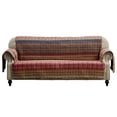 thumbnail image 3 of Greenland Home Fashions Gold Rush Classic Plaid Reversible Slipcover/Furniture Protector, Multi, Sofa, 3 of 9