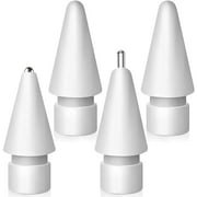 Exgreem Upgraded Replacement Tips for Apple Pencil, Mix Metal Tips for Apple Pencil 2nd Generation/ 1st Gen/USB C Apple Pen Tips(4 Pack)