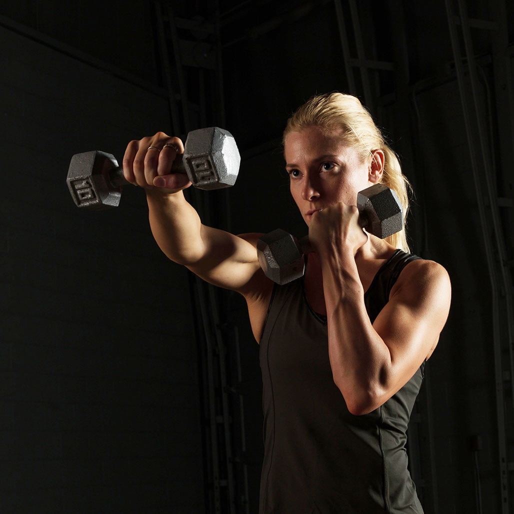 Body-Solid Hex Dumbbell, 15 lb