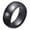 Black 8mm, variant on Ceramic Rings for Men Women Couples Band Smooth Personalized Statement Wide Unique Everyday Simple Elegance Thumb Jewelry White 8mm Size 8