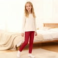 thumbnail image 2 of QUOTAY Winter Girls Lined Leggings Thickened Thermal Tights Soft Stretch Base Layer Girls Pants for Toddler to Big Kids 0-17 Years 01_,16-17 Years, 2 of 6