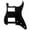 Black, variant on HH Guitar Strat Pickguard Humbuckers for 11 Hole USA/MIM Standard Strat Modern Style Cream