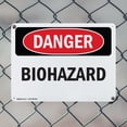 thumbnail image 5 of (2 Pack) Biohazard OSHA Danger Sign 10 Inch X 7 Inch Indoor / Outdoor Rust-Free Aluminum Metal Signs for Workplace, Workshop, and Construction Site, Made in the USA, 5 of 8