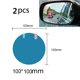 thumbnail image 1 of 2 Piezas De Pegatina Para Coche Película A Prueba De Lluvia Para Espejo Retrovisor De Del Transparente En Días, 1 of 4