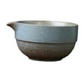 thumbnail image 3 of Ceramic Bowl Ceremonía de cerámica Ceremonía de cerámica Ceremonía de té japonesa Mezcla para amigos de la familia para principiantes azul, 3 of 7