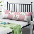 thumbnail image 2 of Tropical Flower Body Pillow Cover 20x54 - Floral Hummingbird Illustration Long Pillow Case with Zipper - Soft Breathable Maternity Pillowcase - Full Body Pillow Protector - Bed Pillow Cover, 2 of 7
