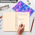 thumbnail image 4 of FORMRS 1-Subject Spiral Notebook 8" x 5" College Ruled 60 Refillable Sheet A5 Hard Cover, Purple Starfish Pattern, 4 of 7