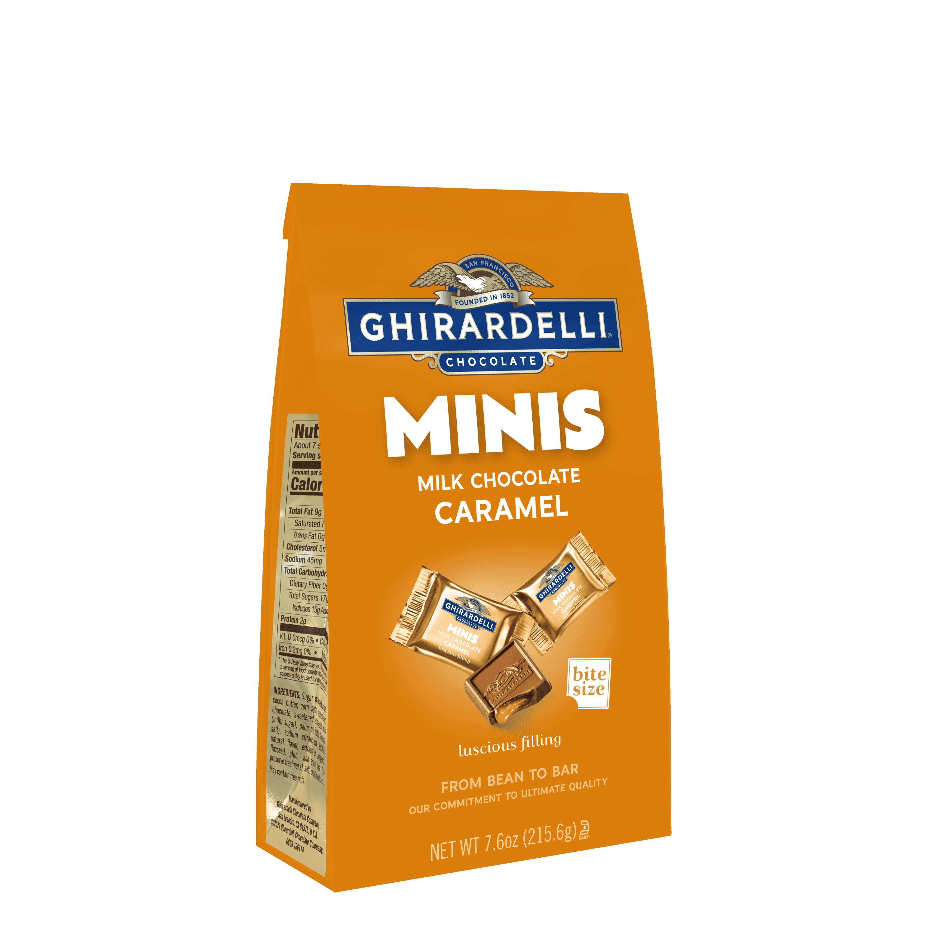 Ghirardelli Milk Chocolate Caramel Minis Large Bag