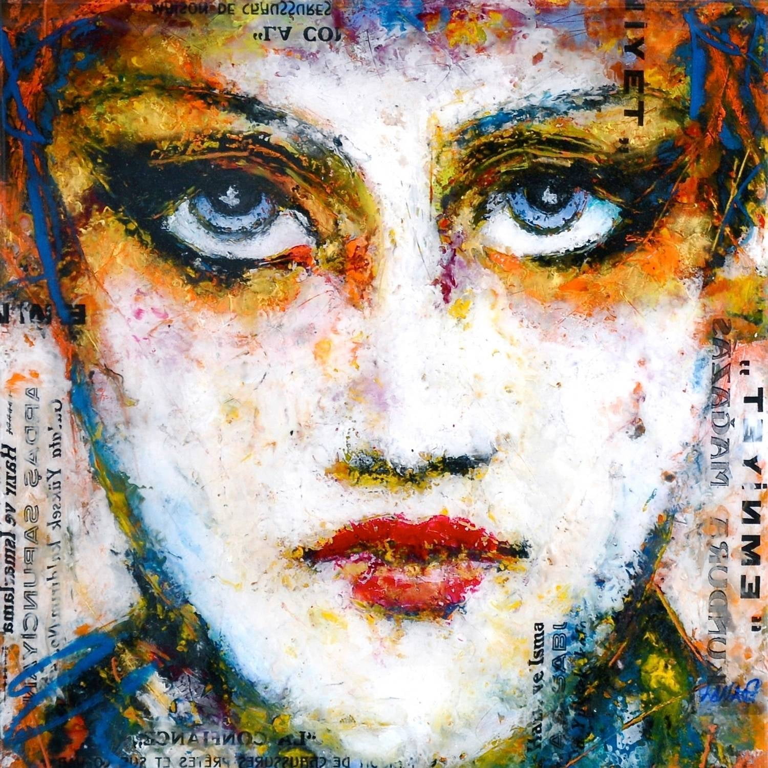 Maria Painting Print on Wrapped Canvas