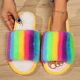 thumbnail image 4 of Pantuflas Térmicas Planas para Mujer Felpa Cómodas Antideslizantes Otoño E Invierno, 4 of 9