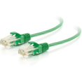 thumbnail image 4 of C2G 5ft Cat6 Snagless Unshielded (UTP) Slim Ethernet Network Patch Cable - Green - Patch cable - RJ-45 (M) to RJ-45 (M) - 5 ft - UTP - CAT 6 - molded, snagless - green, 4 of 6