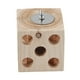 thumbnail image 3 of Juguete de bloques para pájaros, trituración de forraje, bloques de madera para loros, juguete para masticar para tortolitos, cacatúas, periquitos, 8 cm/3,1 pulgadas, 3 of 5