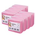 thumbnail image 1 of Baberos dentales desechables ONEMED 13 x 18 cm, 3 capas, rosas, 1000 unidades, 1 of 8