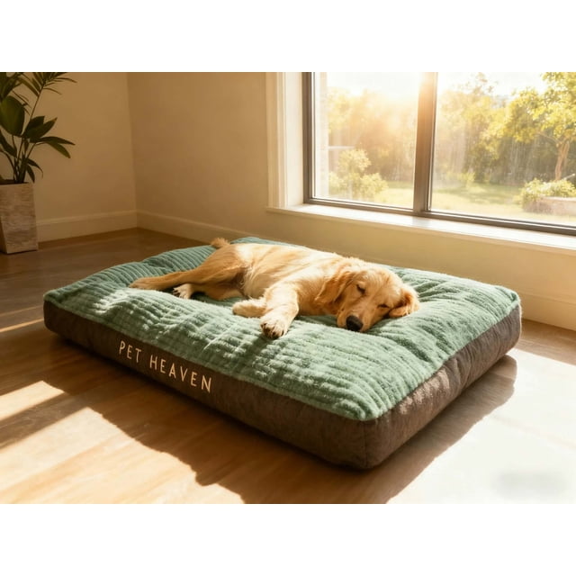 Cama extragrande para perros, lavable, colchón grueso y cálido para mascotas, cojín acogedor para perros grandes, almohadilla para dormir para cachorros en interiores, cómoda colchoneta Clth pt mt