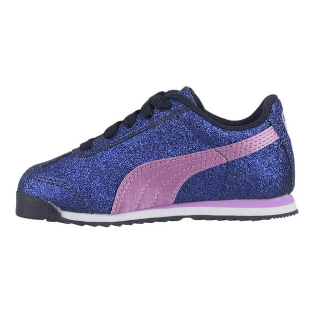 Tenis Puma Roma Glamour para Niñas Pequeñas 366768-02 azul 16 Puma