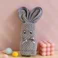 thumbnail image 2 of Kumdkd Bunny Hooded Kids Towel 13.8x29.5in, Children's Bath Towel with Hood, Soft Absorbent Baby Toddler Towel, Cute Animal Face Washcloth, Light Blue, 2 of 2