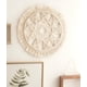 thumbnail image 2 of QPENWEI Tapiz tejido de macramé para colgar en la pared, corona de arte para pared, decoración bohemia elegante, regalo para el día de Navidad, festival, mandala para apartamento, hogar, dormitorio, s, 2 of 5