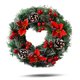 thumbnail image 1 of sweethay Guirnalda de mimbre de Navidad luz LED flor guirnalda colgante de Navidad decoración de pared de ventana decoración de adorno de Kits de decoración para fiestas No.03, 1 of 6