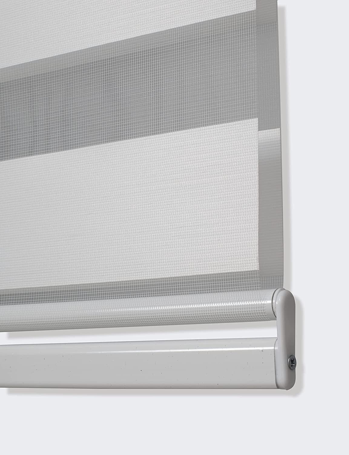 Elegant Comfort Zebra Roller Blinds, 23Wx72L, Versatile for