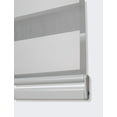 thumbnail image 4 of Elegant Comfort Zebra Roller Window Blinds White, 31Wx72L, 4 of 6