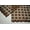 Altotux_UB24347_Brown, variant on Altotux 51" Floral Tulle Embroidery Lace Net Fabric Double Scalloped 5 Colors (Brown)