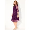 thumbnail image 4 of Catherines Women's Plus Size A-Line Embroidered Midi Dress, 4 of 5
