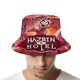 thumbnail image 4 of Hotel Hazbin Sombrero bucket para adultos, gorra de protección solar, sombrero de pescador plegable para viajes al aire libre, pesca y actividades de verano, 4 of 6
