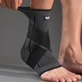 thumbnail image 3 of HEVIRGO 1Pc Ankle Brace Soft Anti-slip Nylon Stretch Foot Wrap Arch Support for Men, 3 of 10