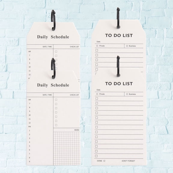 Healifty Fashion Diary Notebook White for Home Easy to Write Best for Students 4Pcs