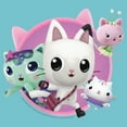 thumbnail image 2 of Girl's DreamWorks: Gabby's Dollhouse Pandy Paws and Friends  Graphic Tee Tahiti Blue Medium, 2 of 4
